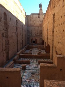 Inside El Badi Palace in Marrakesh (Marrakech)
