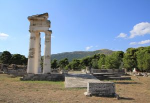 Ruins of Epidaurus, Greece.